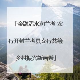 金融活水润兰考 农行开封兰考县支行共绘乡村振兴新画卷