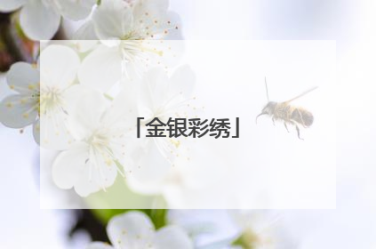 金银彩绣