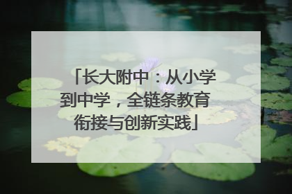 长大附中：从小学到中学，全链条教育衔接与创新实践