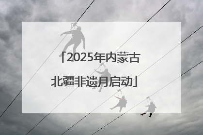 2025年内蒙古北疆非遗月启动