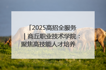 2025高招全服务｜商丘职业技术学院：聚焦高技能人才培养 谱写高质量发展篇章
