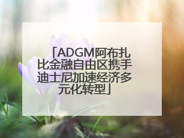 ADGM阿布扎比金融自由区携手迪士尼加速经济多元化转型