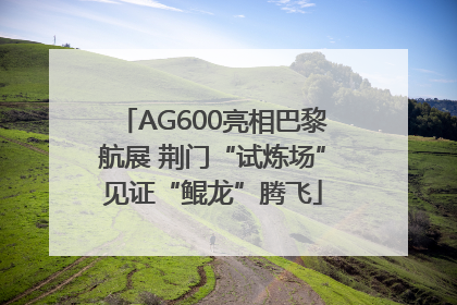 AG600亮相巴黎航展 荆门“试炼场”见证“鲲龙”腾飞